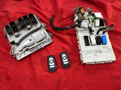 BMW F01 F10 F30 Active Hybrid 3 5 7 DME ECU Motor Computadora Módulo Juego de llaves OEM✅ Foto 1 de 4