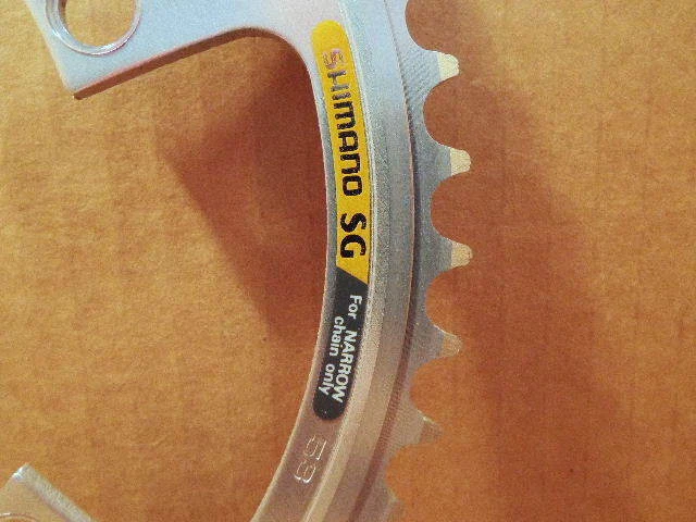 New-Old-Stock Shimano SuperGlide (First Generation) Chainring..53T and 130mm BCD - Image 1 of 1