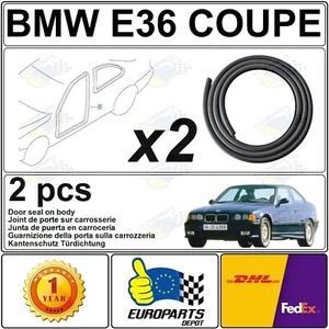 BMW E36 3er Coupe Zweitürer Gummi/Filz Kantenschutz Türdichtung 51711977727-728 - Bild 1 von 14