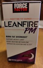 NEW Force Factor LeanFire PM, Night Time Fat Burner, Lose Weight While you Sleep