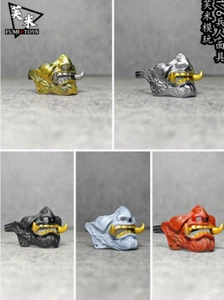Modellino maschera accessori samurai giapponesi scala 1/6 per accessori figure 12" nuovo - Foto 1 di 7