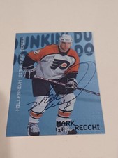 1999-00  Be A Player Millennium Signature Series Mark Recchi #182 HOF AUTOGRAPH