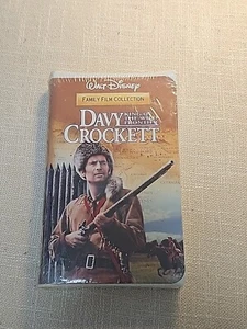 Walt Disney Davy Crockett King of the Wild Frontier Factory Sealed clamshell VHS - Picture 1 of 6