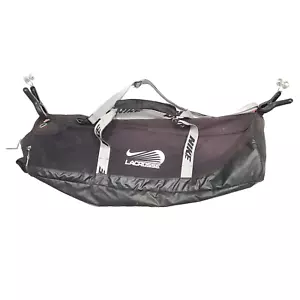 Nike Lacrosse XXL 40" Black Nylon Shoulder Strap Draw Stick Equipment Duffle Bag - Picture 1 of 20