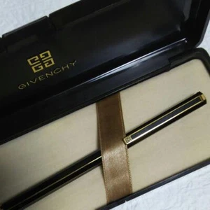 Bolígrafo GIVENCHY a rayas en estuche nuevo stock antiguo - Imagen 1 de 2