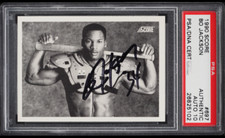1990 Score Bo Jackson On Card Autographed PSA Auto 10-  PSA Authentic Card