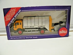 SIKU 2931 Faun Pressmullfahrzeug RefuseTruck Poubelle Yellow New in Box - Picture 1 of 12