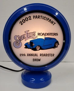 29th Annual San Luis Roadsters Show 2002 Participant gas pump globe lamp - Picture 1 of 12