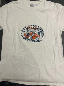 VTG Motorcycle Hanes Beefy T-shirt Live To Ride Youth XL Adult Small - Picture 1 of 5