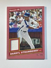 2020 Donruss Darryl Strawberry #86M-DA Retro 1986 Materials Red    MEM, SN99