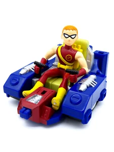 Teen Titans Figure - 2005 Speedy w/ Probe Destroyer - Bandai DC Comics 3.5" Vtg - Picture 1 of 4