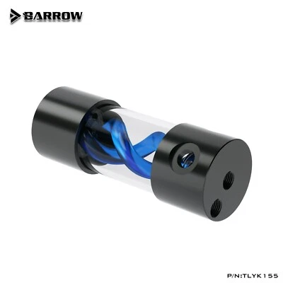 Barrow T-VIRUS Acryl Doppelhelix Reservoir 155 mm x 50 mm TLYK155 Blue Helix - Bild 1 von 4