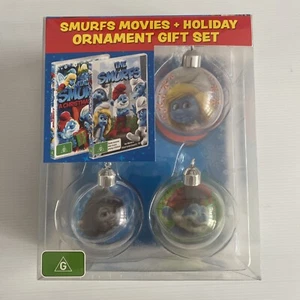 The Smurfs DVD And Ornament Gift Set NEW And Sealed - Picture 1 of 6