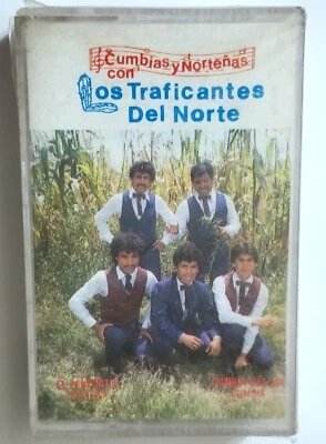 LOS TRAFICANTES DEL NORTE SEALED CUMBIA NORTENAS TAPE CASSETTE LATIN RECORDS lp - Image 1 of 4