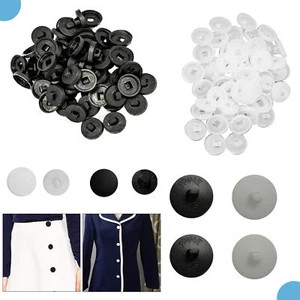 Clothing Suit Jacket Craft Buttons 50/100Pcs Self Cover Blanks - Various Sizes - Picture 1 of 11