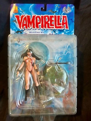 Boneco Vampirella Blue Cardback esculpido Clayburn Moore #CM0011 - RARO - Imagem 1 de 3