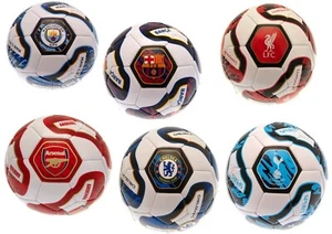 Official Licensed Football Ball Tottenham Chelsea Barcelona Arsenal Liverpool FC - Picture 1 of 7