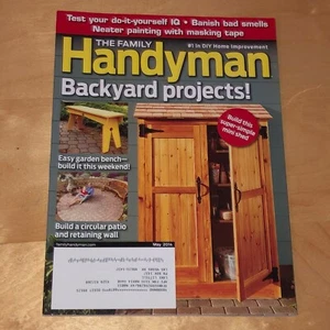 The Family Handyman Magazine May 2014 #1 In DIY Home Improvement Shed Backyard - Picture 1 of 1