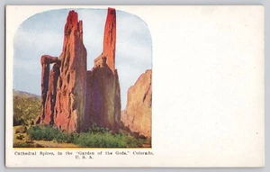 Postkarte Kathedrale Türme Gärten der Götter Colorado USA JF1.74 - Bild 1 von 2