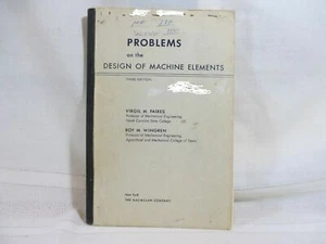 Problem on the Design of Machine Elements 3rd Edition Macmillian  D18 - Picture 1 of 7