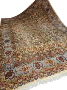 Perserteppich Orientteppich Handgeknüpfter Palast Tepich Kirman 445x315cm - Bild 1 von 19