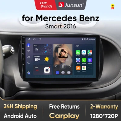 Android 13 Für Benz Smart Fortwo 453 2015-19 Carplay Autoradio GPS Navi WiFi RDS - Bild 1 von 4
