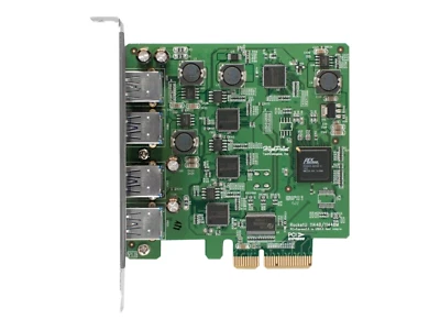 RU1144D HighPoint RocketU 4-Port USB 3.0 5Gb/s PCIE x4 Expansion Card - Image 1 of 3