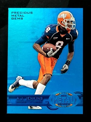 2013 Fleer - A.J. Jenkins - Precious Metal Gems PMG 32/50 - VHTF - NM/M RARE!! - Image 1 of 2