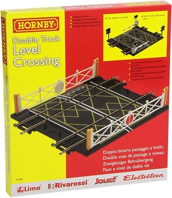 Lima Hornby R636 - Doppio binario passaggio a livello - Scala HO - Immagine 1 di 3