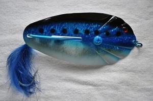 Chesapeake Bay Köder Bunker Trolling Löffel gestreift Barsch blau Fisch Neu 8oz blau - Bild 1 von 3