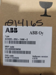 ABB Drive 3 HP 240V 13.3 A 3 Phase No Keypad ACS320-03U-14A6-2 - Picture 1 of 1