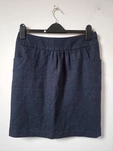Tom Joule Country Wollmischung blau Rock mit Taschen Größe 10 - Bild 1 von 6