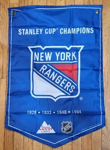 Molson Coors NHL Banners New York Rangers - Picture 1 of 1