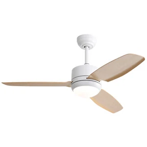 46 Inch Ceiling Fan with Lights 3 ABS Blades 6-speed DC Motor Remote Control for - Picture 1 of 1