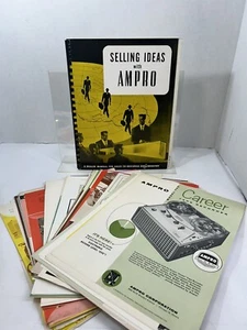 1951 AMPRO Händlerhandbuch "Verkaufsideen mit Ampro" Posten von 110 AMPRO Broschüren, Anzeigen - Bild 1 von 24
