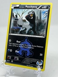 Team Aqua's Poochyena 16/34 Doble Crisis Regular Ligeramente Jugado - Imagen 1 de 3