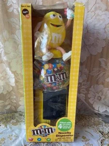 M&M Neuheit Spender und Münzbank gelb Holding Rose Neu im Karton fabrikversiegelt 2008 - Bild 1 von 11