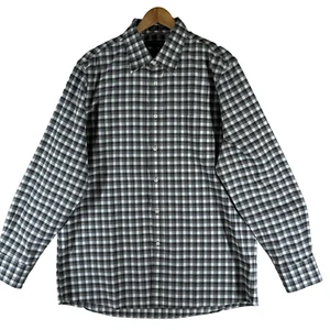 Nordstrom Wrinkle Free Smart Care Cotton Regular Men Size XL Check Casual Shirt - Picture 1 of 15