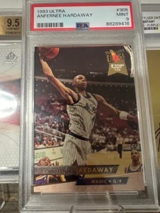 1993 Fleer Ultra #305 Anfernee Hardaway Rookie Basketball Card PSA 9 Mint - Bild 1 von 2