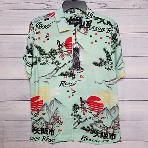 Camisa abotonada marca Reason Mountain View para hombre talla grande - Imagen 1 de 5