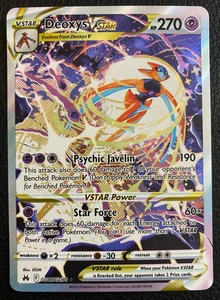 Deoxys VSTAR GG46/GG70 Crown Zenith Galarian Gallery Pokemon 2023 - Picture 1 of 2