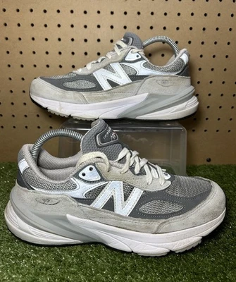 Zapatillas New Balance 990v6 Gris Blanco Castlerock Mujer Talla 8 B Hechas en EE. UU. Foto 1 de 4