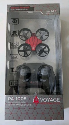 Voyage Aeronautics PA1008 Palm Sized High Performance Drone Quadcopter Remote  - Image 1 of 4