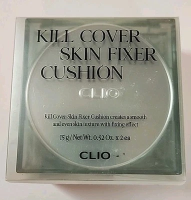 NUEVO SELLADO CLIO KILL FUNDA FIJADOR DE PIEL COJÍN Compacto + Repuesto 21N LINO KBeauty Foto 1 de 4