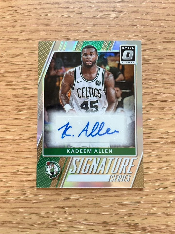 Kadeem Allen RC 2017-18 Panini Donruss Optic Signature Series Rookie Auto - Image 1 of 2