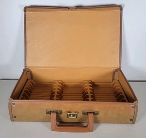 Vintage Service MFG Vinyl 24 Cassette Tape Carrying Storage Case USA - Picture 1 of 14