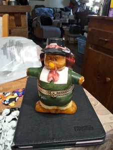 Vintage Thanksgiving Feiertag Schmuckschatulle - Bild 1 von 6