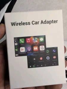 Wireless Car Adapter for Apple Car Play (iOS 10 or Newer) - Picture 1 of 4