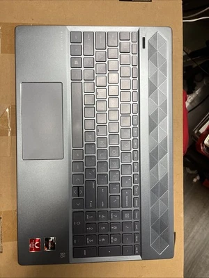 Teclado y paneles táctiles con reposamanos HP Pavilion 15-cw1063wm azul Foto 1 de 2