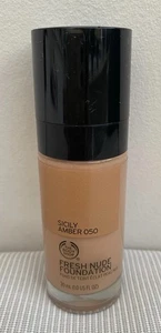 The Body Shop - Fresh Nude Foundation 30ml - Sicily Amber 050 Discontinued BN - Picture 1 of 3